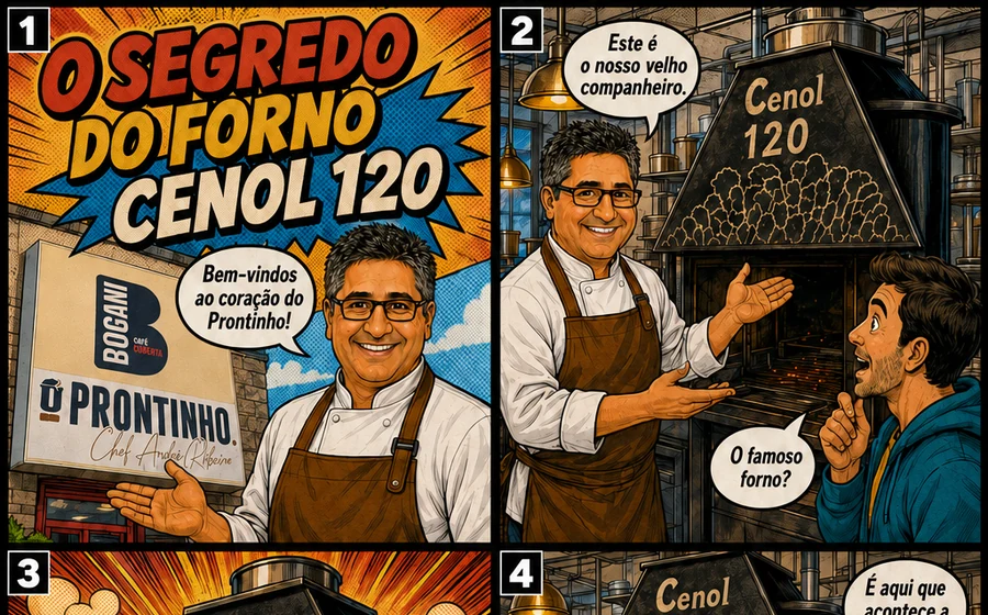 Capa da banda desenhada O Segredo do Forno Cenol 120