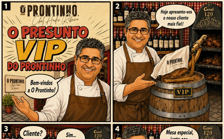Capa da banda desenhada O Presunto VIP do Prontinho