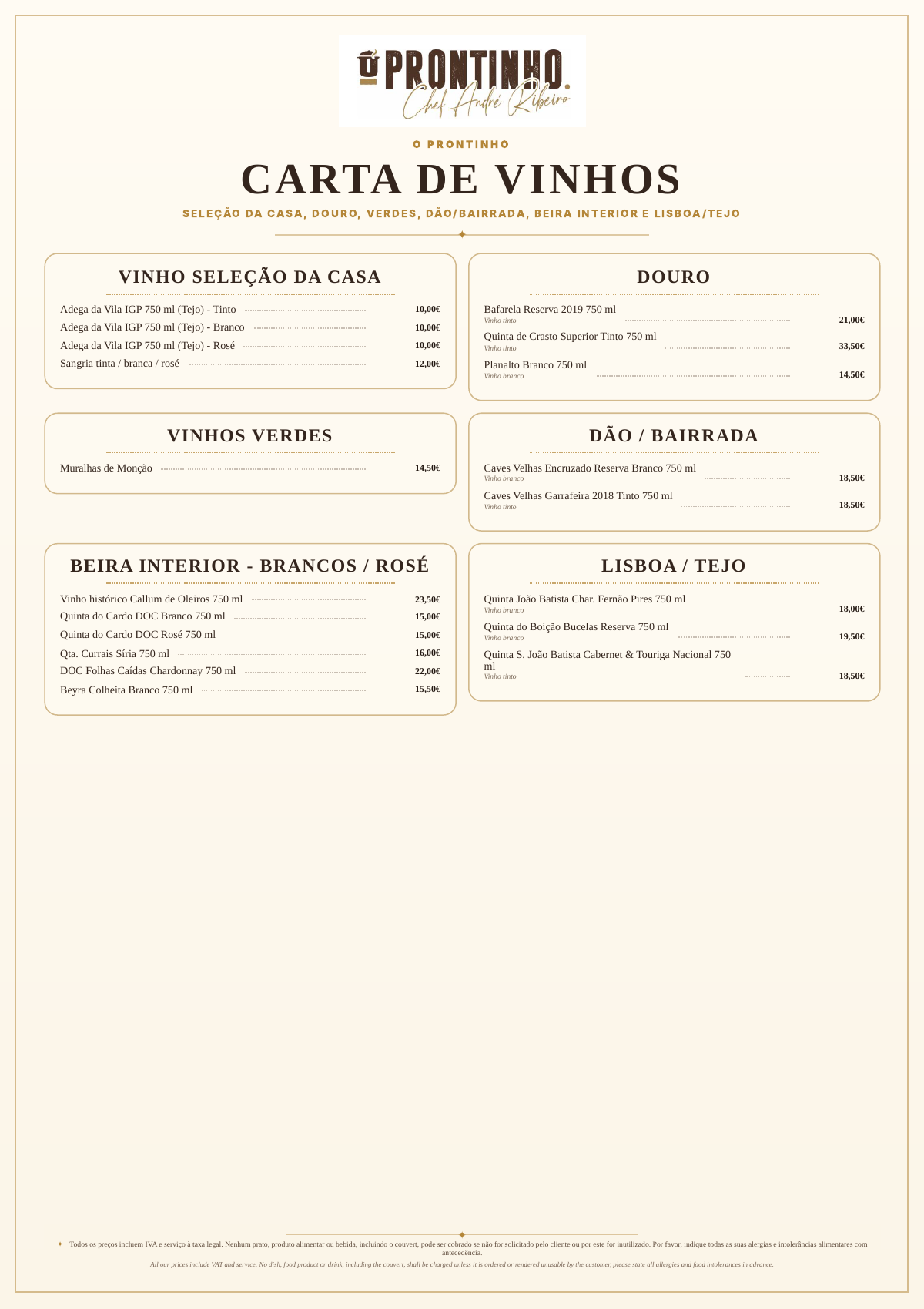 Vinhos I